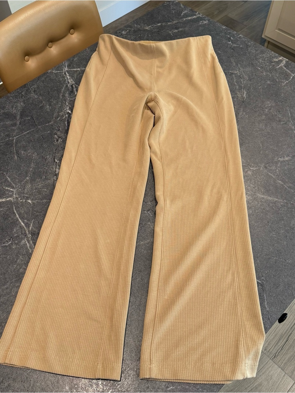 Lululemon high rise groove softstreme nulu flare leggings size 10 allspice - Picture 7 of 8